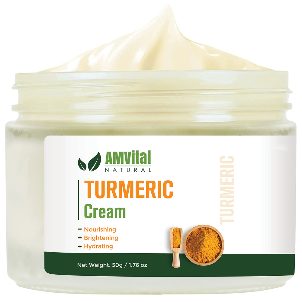 Turmeric Cream for Glow - Natural Turmeric Moisturizer - Brightening, Soothing, and Hydrating for All Skin